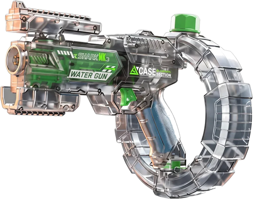 OP SPLASH Crocodile electric water gun in Electric Green