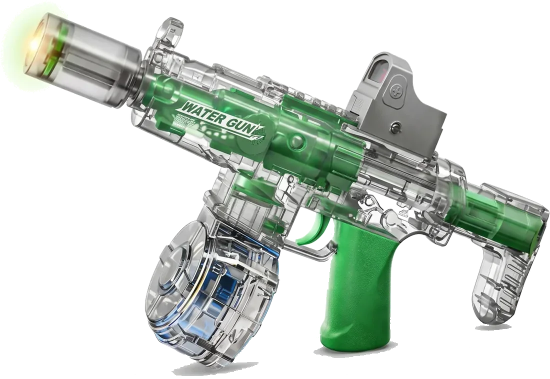 OP SPLASH Gator electric water gun in Electric Green
