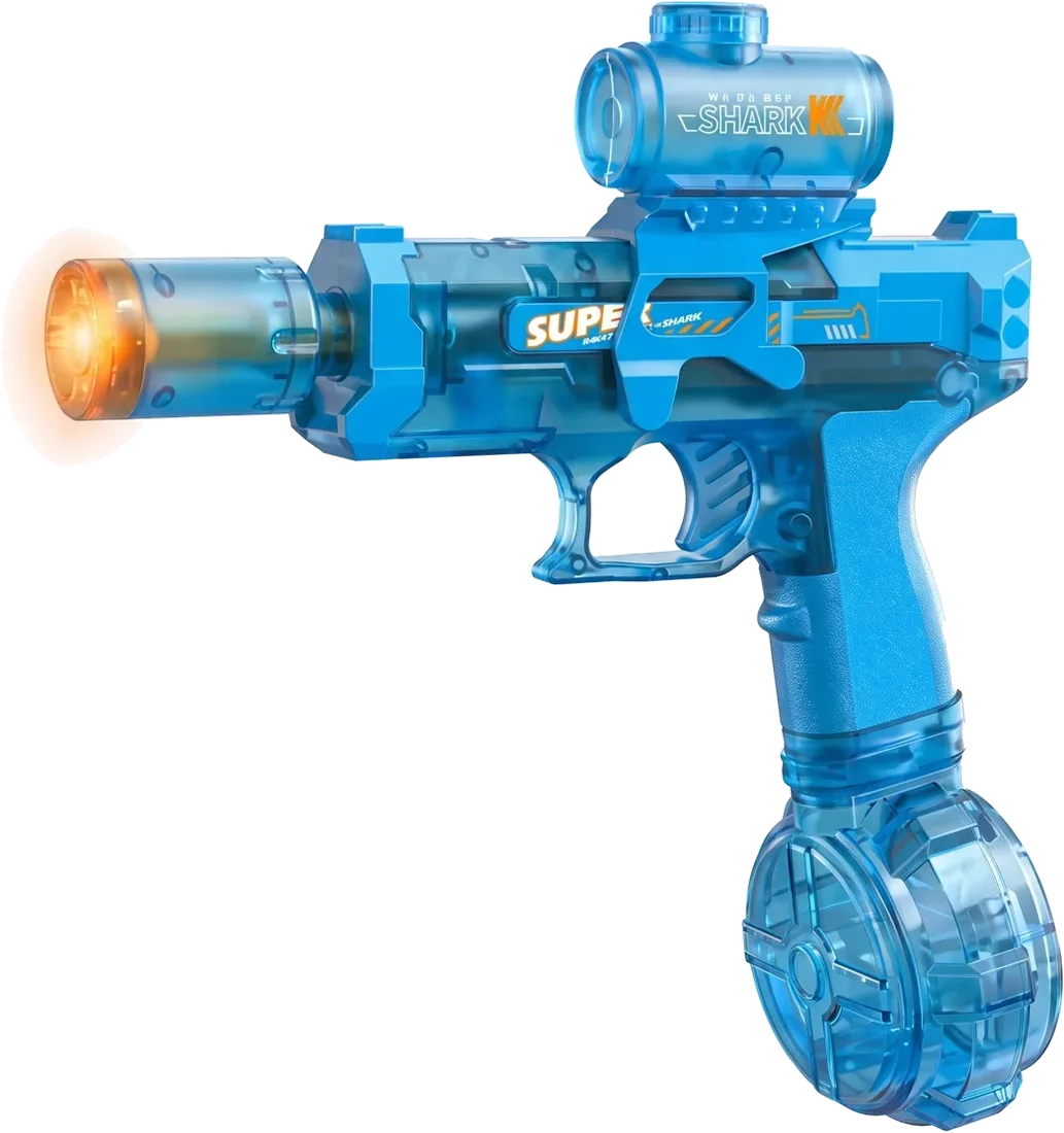 OP SPLASH Piranha electric water gun in Water Blue